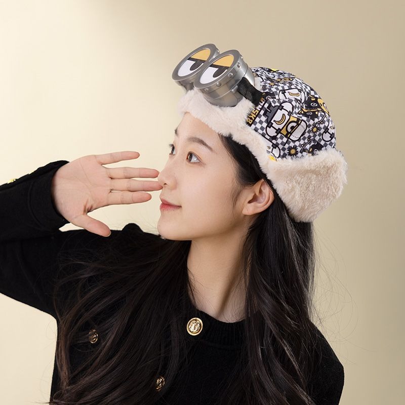 Winter Clothing Earmuffs - Topi Bomber hangat Mode Pria Wanita