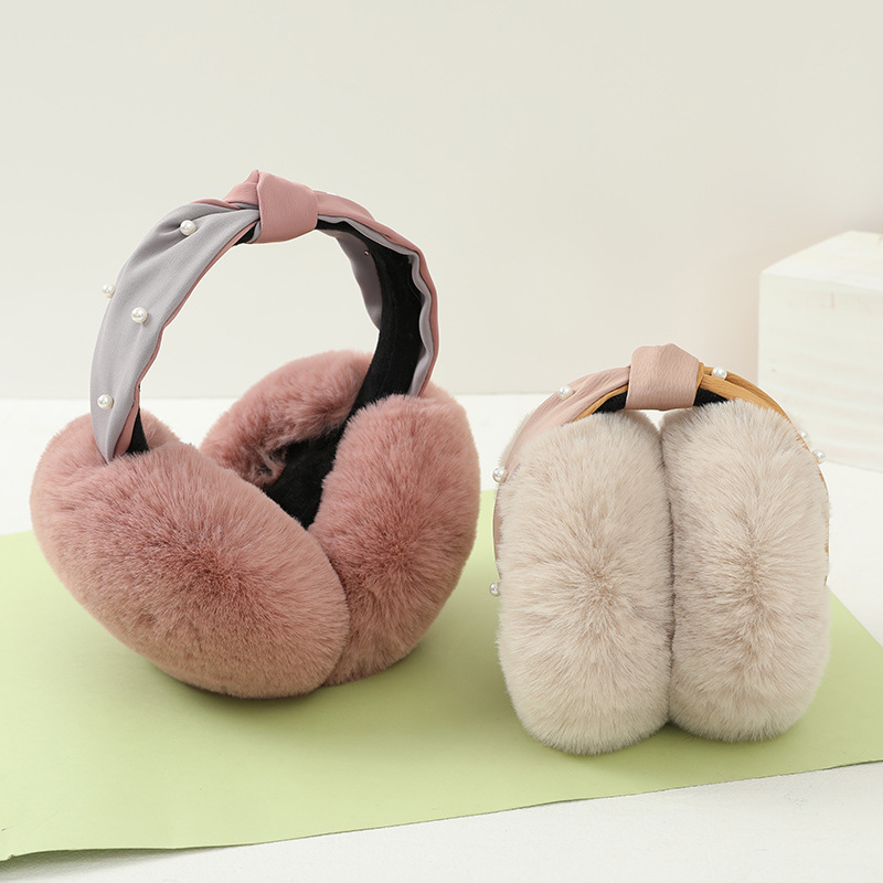 Winter Clothing Earmuffs - Anjj Penutup Telinga Peral Inlay Baru