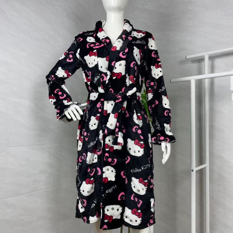 Winter Clothes - Baju Tidur Hello Kitty Jubah Mandi