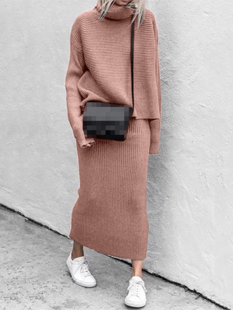 Winter Clothing Sales - Set Rok Tenun Panjang Sedang Wanita