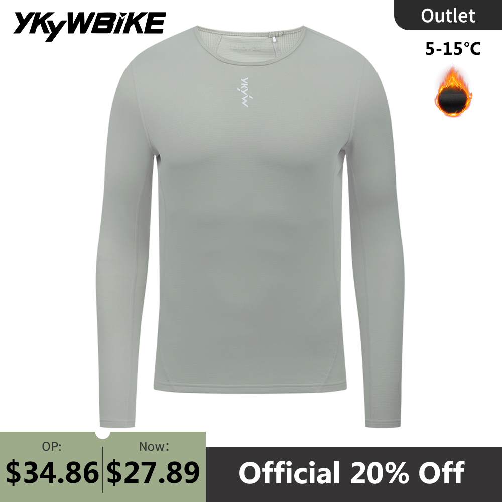 Thermal Base Layer - YKYWBIKE Kaos Bersepeda Pria Lapisan Dasar
