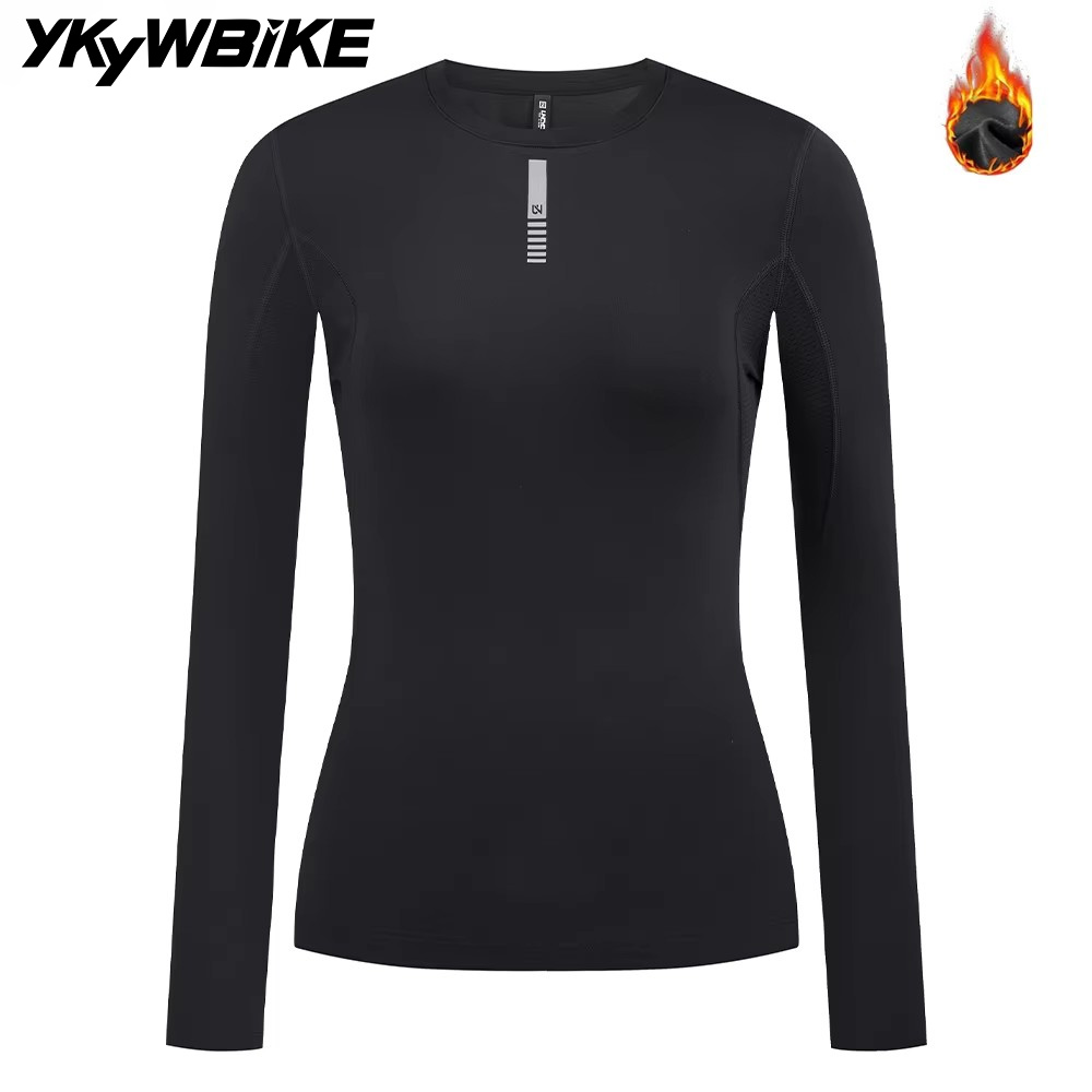 Thermal Base Layer - YKYWBIKE Pakaian Dalam Bersepeda Wanita Musim