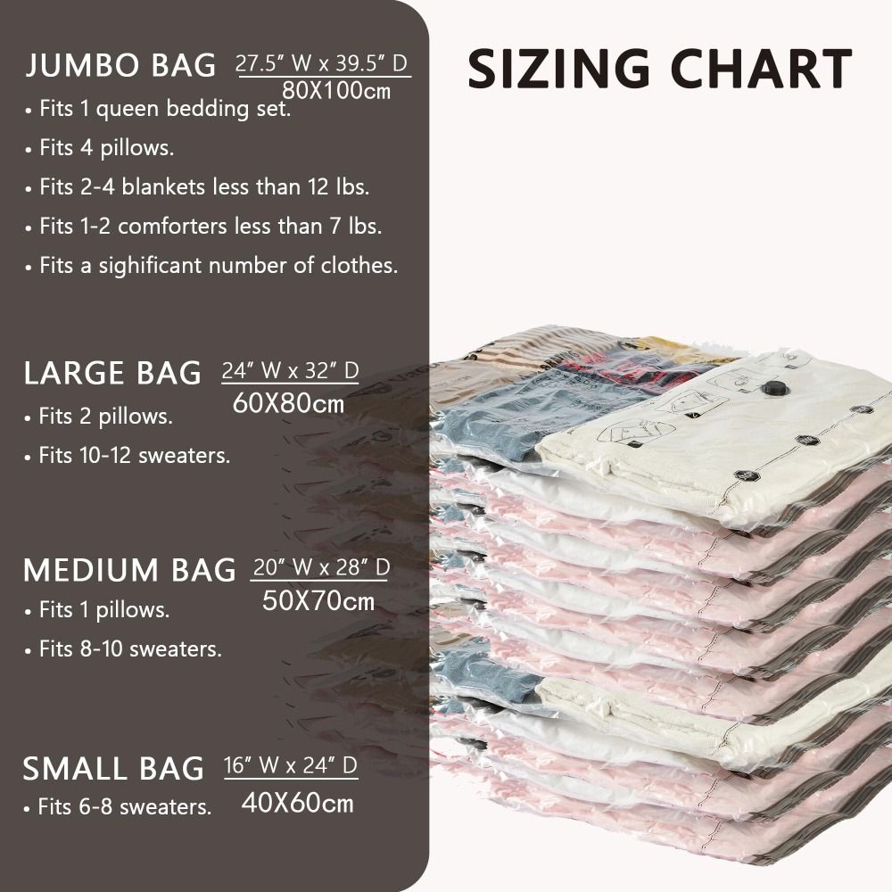 Kantong Penyimpanan Vakum Teba - Winter Clothing Organizer ulasan dan harga