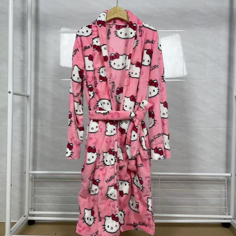 Baju Tidur Hello Kitty Jubah M - Winter Clothes ulasan dan harga