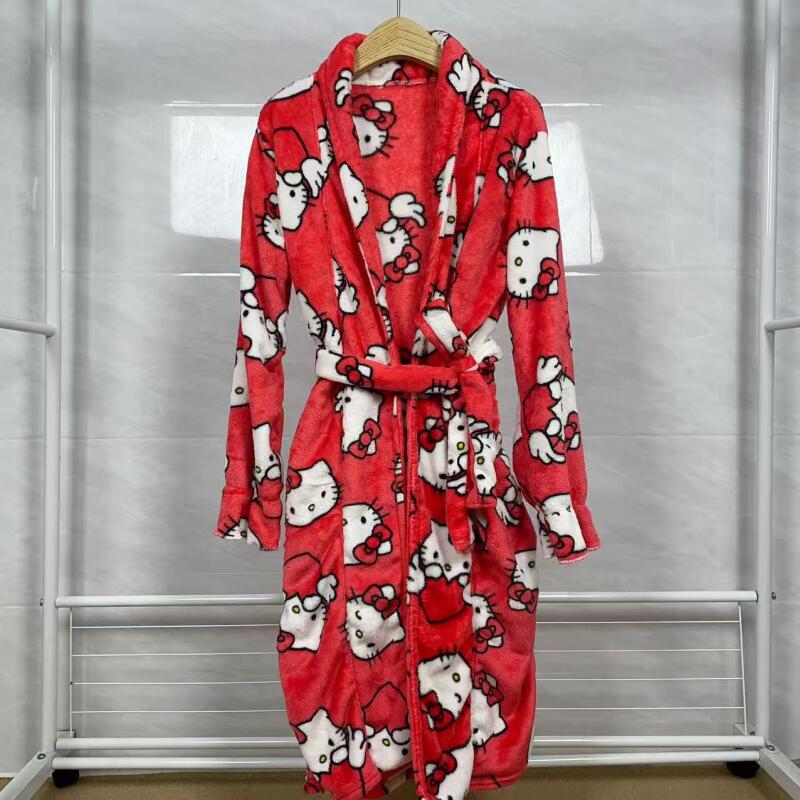 Baju Tidur Hello Kitty Jubah M - Winter Clothes ulasan dan harga