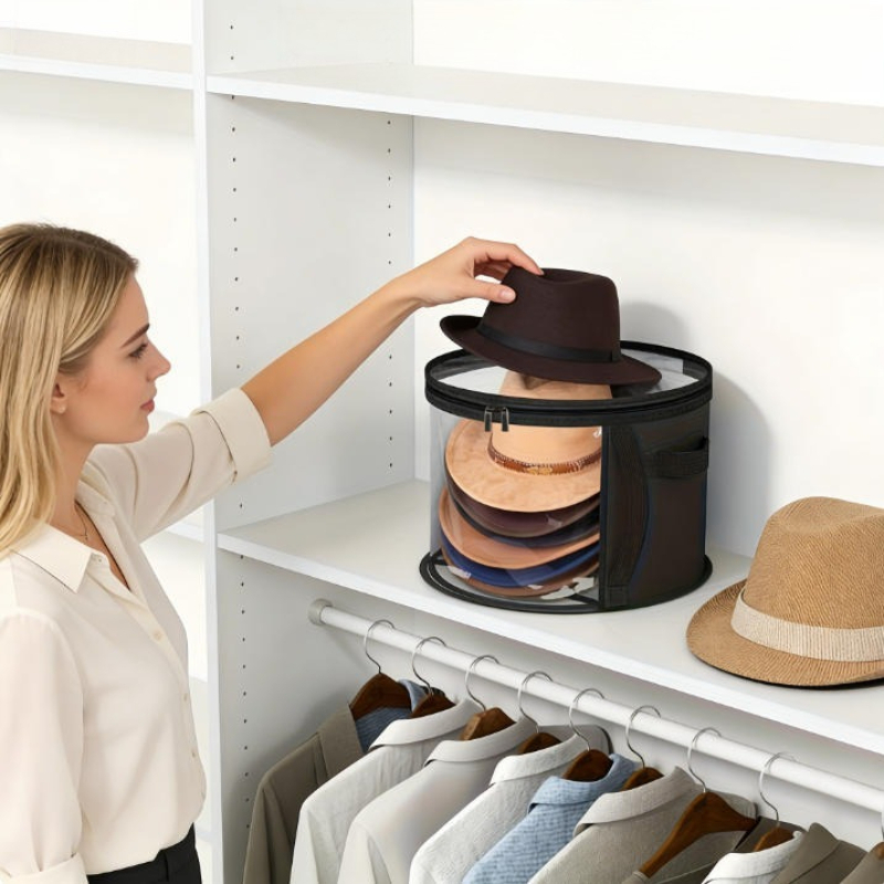 Kotak Penyimpanan Topi Musim D - Winter Clothing Organizer ulasan dan harga