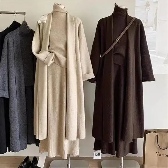Rompi Sweter Panjang Wanita Se - Winter Clothing Sales ulasan dan harga