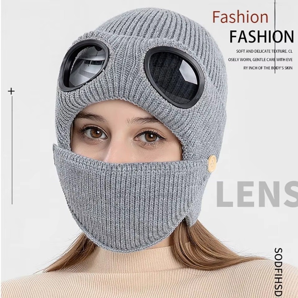 Topi Wol Hangat Berlapis Bulu  - Winter Clothing Earmuffs ulasan dan harga